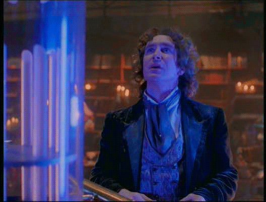 The 9th doctor (Paul McGann) as the Doctor