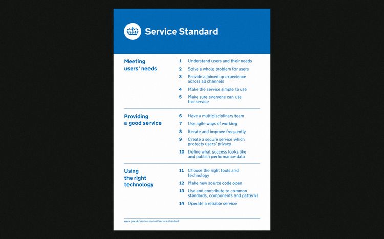 Being a responsible Service Standard assessor