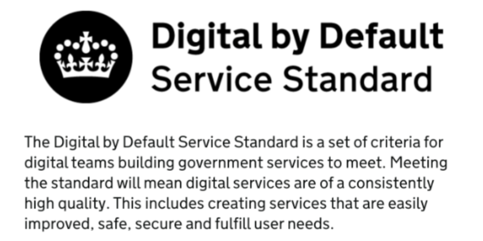 A brief history of the Service Standard